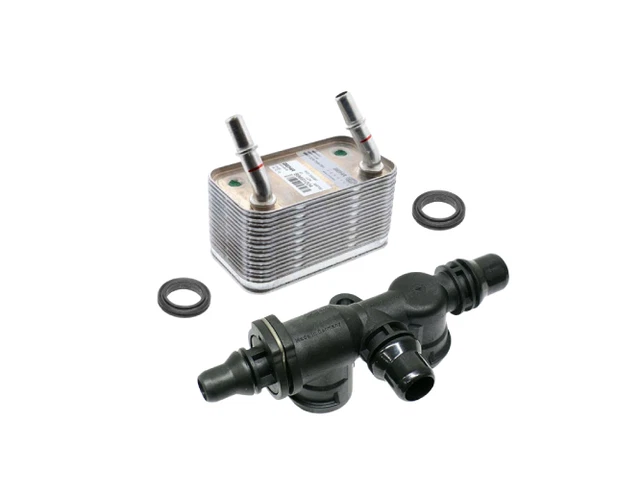 Auto Trans Oil Cooler+O-Rings+Oil Cooler Thermostat for LAND ROVER Range Rover