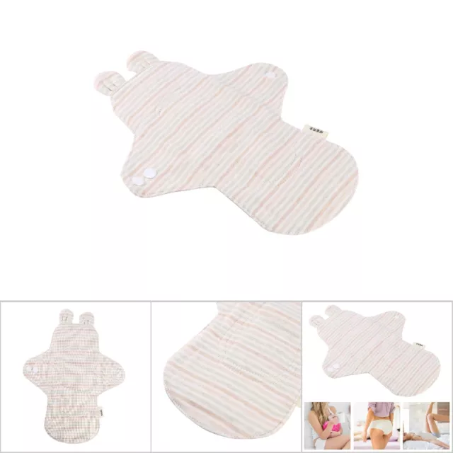 250mm Organic Cotton Menstrual Pads Day&Night Panty Liner Sanitary Cloth 2