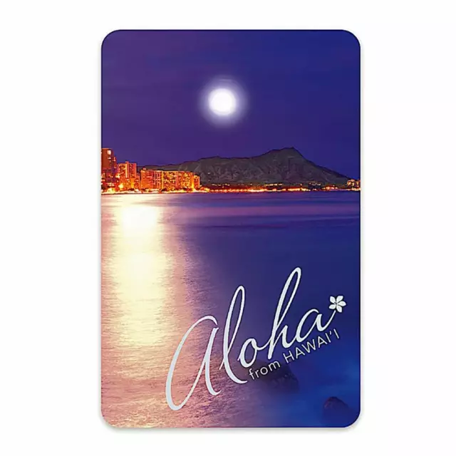Hawaii Style Playing Cards Moonrise Waikiki