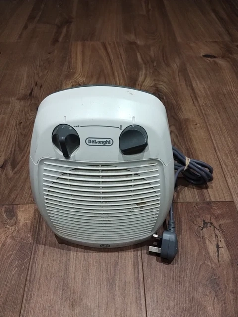 DELONGHI HVF3552TB QUIET Vertical Ceramic Fan Heater With Thermostat White  2400W EUR 39,45 - PicClick IT