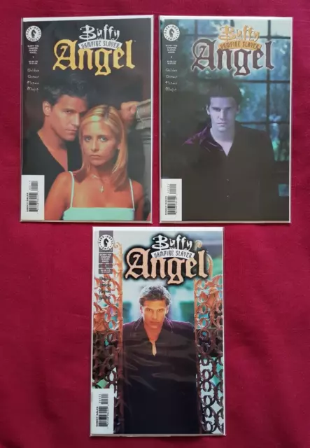 Buffy The Vampire Slayer - Angel The Hollower Comic Set 1-3 B (Photo) Covers DH