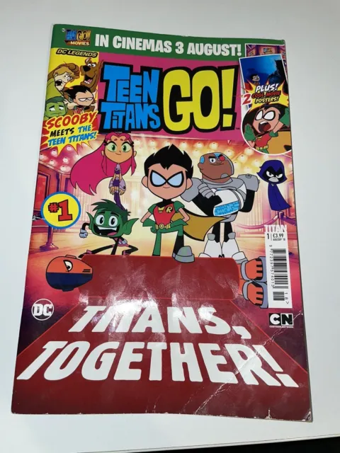 Teen Titans Go #1 Titan DC Comics 2018 Rare UK Comic Hot series NM 1st Print