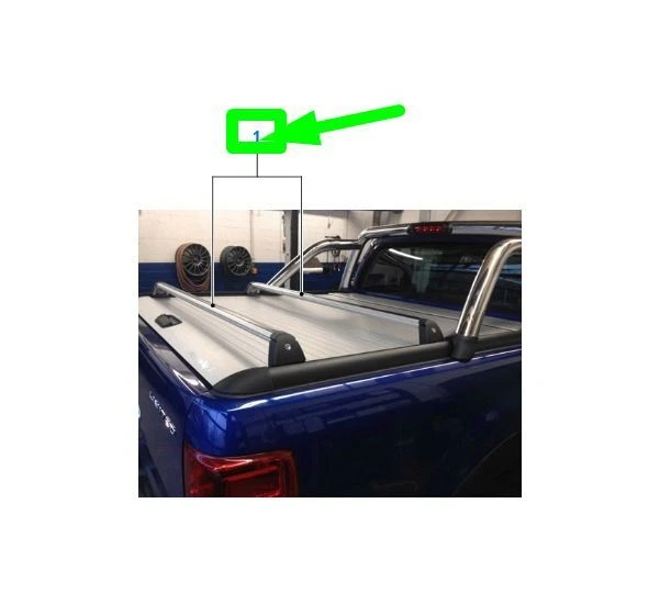NEW FORD RANGER Mk3 Roof Rails Integral Kit 1862426 A66Sx-26550B42-Ba ...