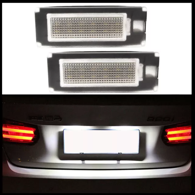 2x LED Kennzeichenbeleuchtung für Fiat Ducato Citroen Jumper Peugeot Boxer 2006-