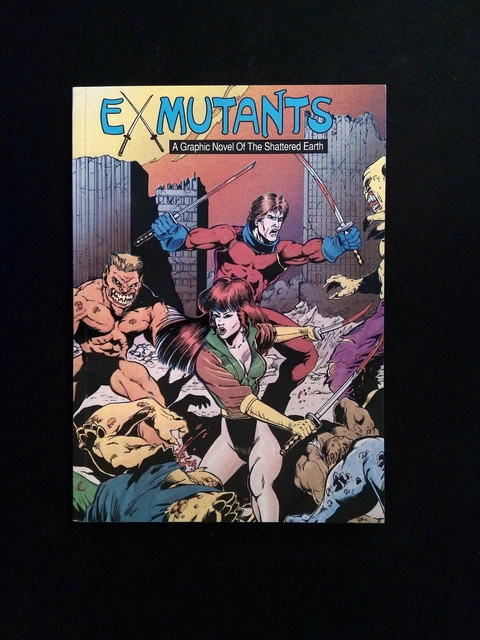 Ex-Mutants TPB #1-1ST  ETERNITY Comics 1988 NM  LIM, PALMOTTI VARIANT