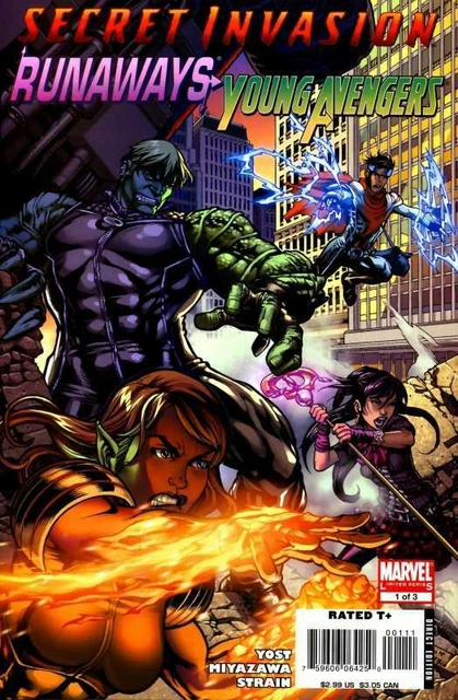 Secret Invasion Runaways/Young Avengers #1 (2008) Vf/Nm Marvel *
