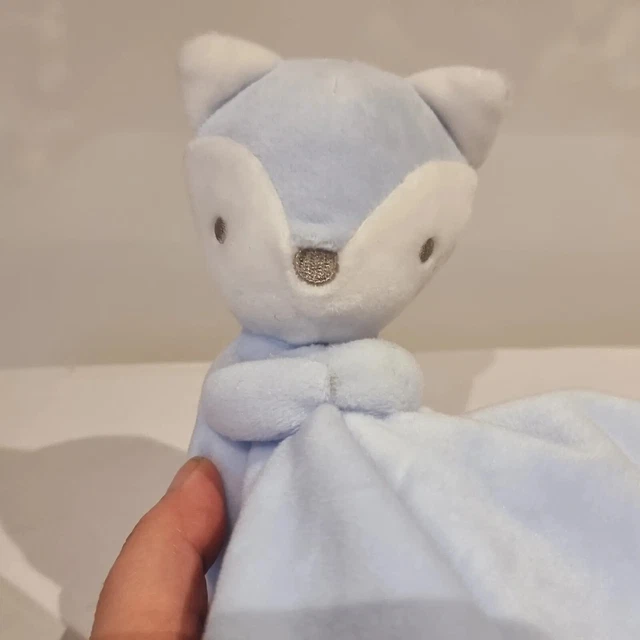 Sainsburys Tu *New Blue Fox Comfort Blanket Comforter Blankie Baby Plush Soother