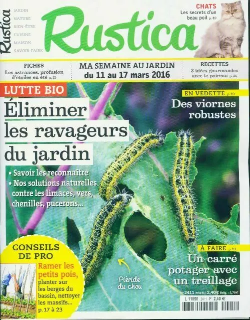 2588864 - Rustica n°2411 : Eliminer les ravageurs du jardin - Collectif