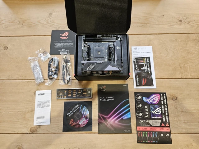 ASUS ROG STRIX X570-I AM4 Mini ITX Advanced Micro Devices X570 scheda ...