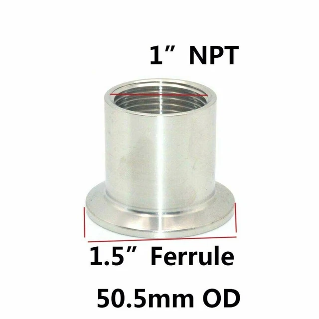 Adaptateur Acier Inoxydable NPT 1/8 Femelle Vers M12x1.5 Mâle – Pour Connexions Hydrauliques Ou Pneumatiques