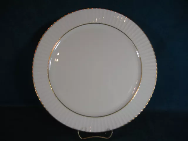 Lenox Colonnade Gold W306 Round 12 5/8" Serving Platter / Chop Plate