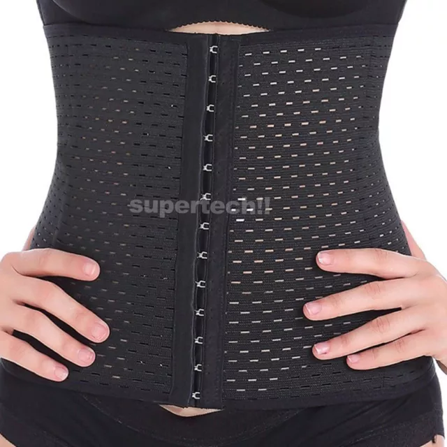 Waist Trainer Black Women Corset Tummy Girdle Belt Body Shaper Training Corset