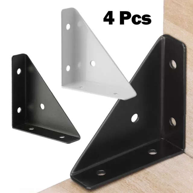 Heavy Duty 1 5mm Iron Corner Brackets Strengthen and Support Furniture Set of 4