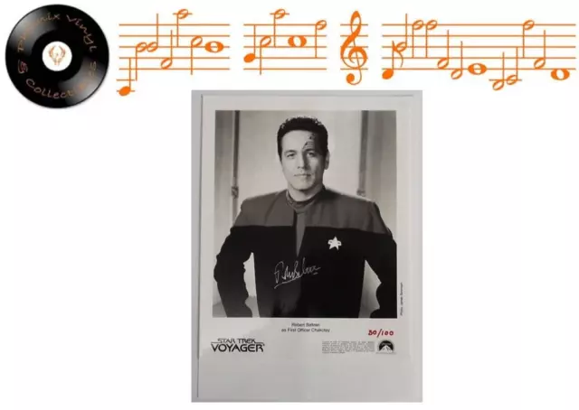 Star Trek Voyager Robert Beltran Signed Photo Autograph Limited Edition + COA