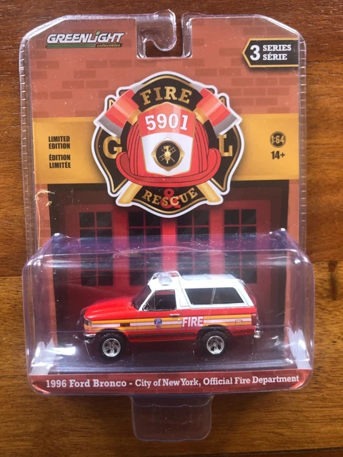 Solido Club 1/18 - Jeep Sapeurs-Pompiers New York FDNY - Réf 9006 - Occasion