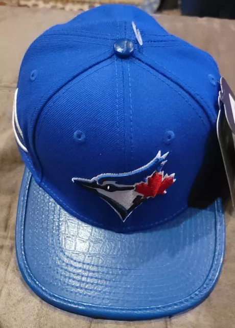 NWT Pro Standard Toronto Blue Jays Royal Blue Hat With Leather Brim