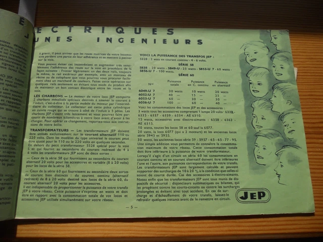1 carton de catalogues de trains miniatures des années 70-80, dont