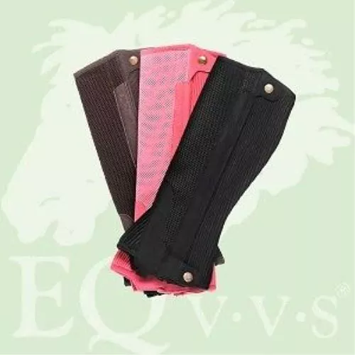 EQvvs Techno mesh Collection Adults and Childrens Horse Riding Half Chaps