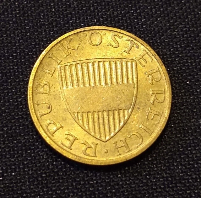 1982 austria 50 groschen coin