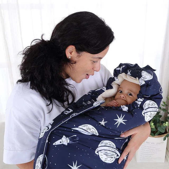Universal Babywagen Schlafsack Kinderwagen gemütliche Zehen winddicht Raumblau 2