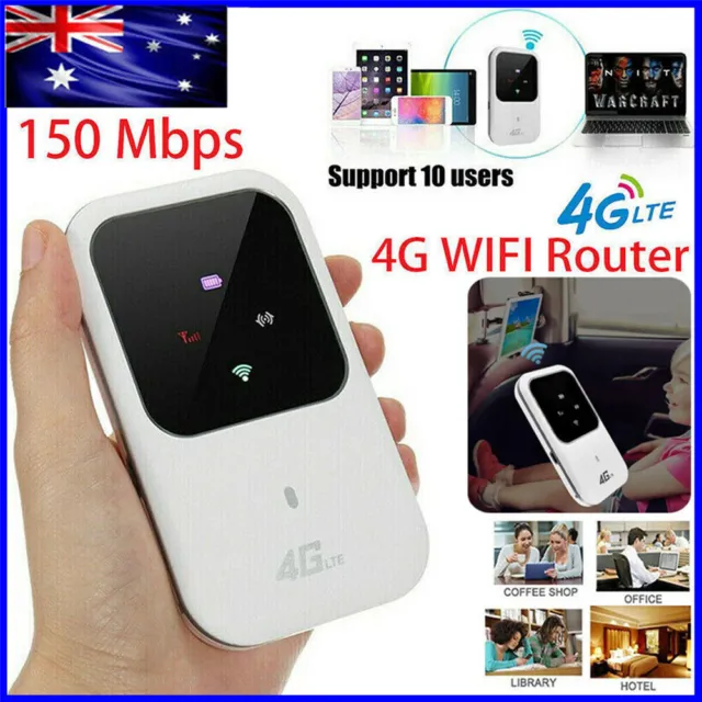 NEW 4G LTE Mobile Broadband Wireless Router Hotspot SIM Unlocked WiFi Modem