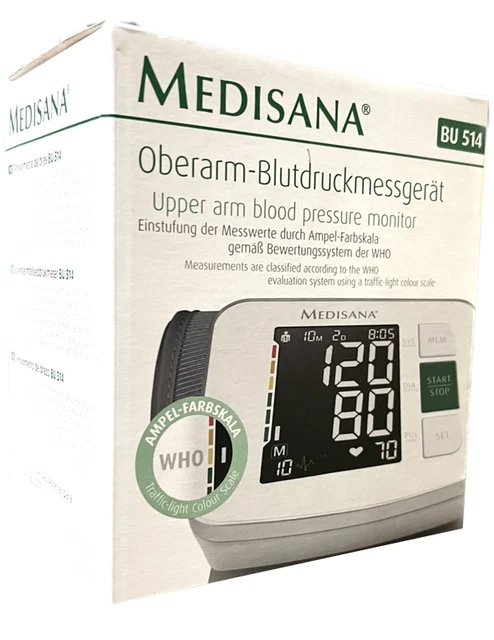 Medidor de presión arterial en la parte superior del brazo Medisana BU 514