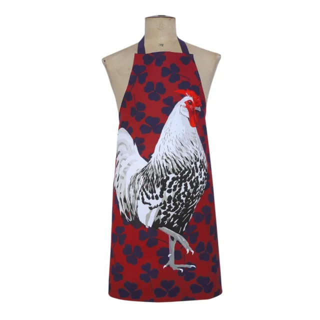 Rooster Kitchen Apron | Leslie Gerry, 100% Cotton, Cooking, Chef, Baker