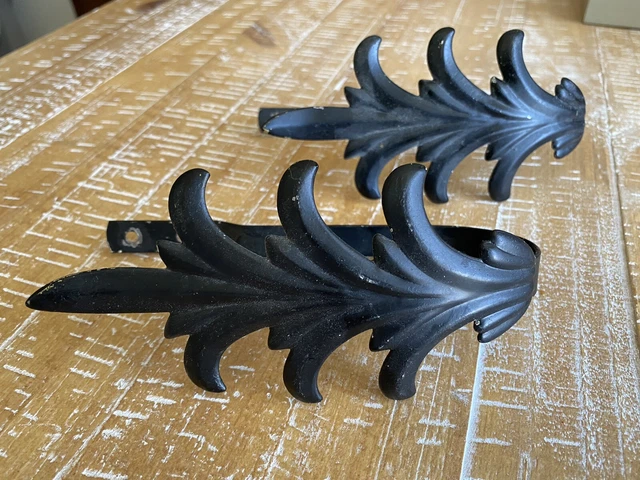 Bronze Finish Metal Curtain Tie-Backs (1 pair of 2 each)