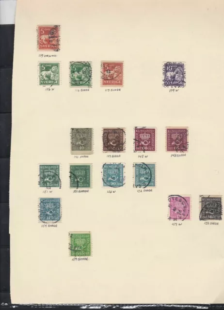 sweden stamps page ref 18086