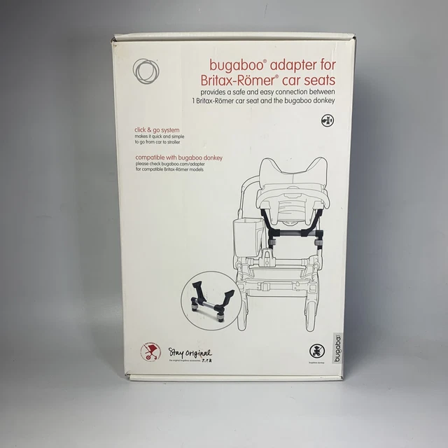 New Bugaboo Donkey Mono Car Seat Adapters For Britax Romer Car Seat DISCONTINUED New Bugaboo Donkey Mono Car Seat Adapters For Britax Romer Car Seat DISCONTINUED