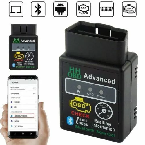 16 Pin Bluetooth Code Reader OBD2 Scanner Diagnostic Tool for Diesel Cars