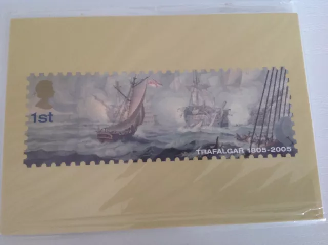 Royal Mail Stamp Card Series Postcards Set - Trafalgar 2005