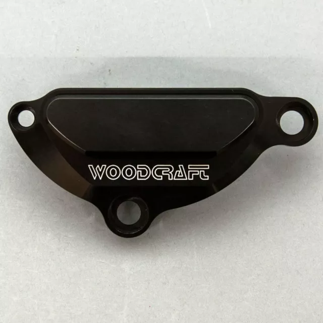 Yamaha 2006-2015 Fz1 Woodcraft Lhs Engine Ignition Cover Protector - Black Plate