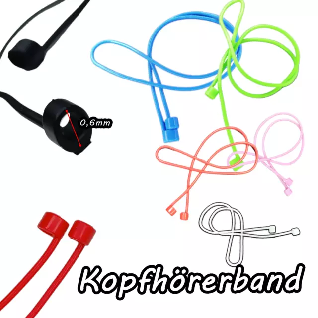 Halteband Strap passend für Apple Airpods Kopfhörerband Halter Halterung Sport