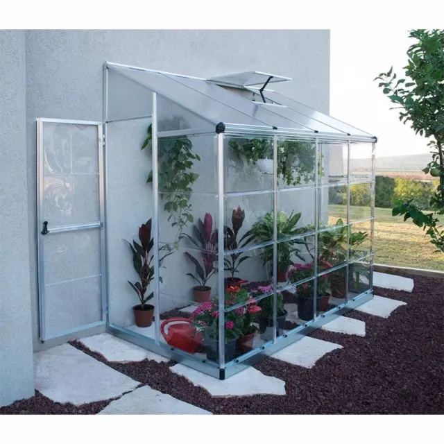 Garden Greenhouse 8 x 4ft Lean To Hybrid Palram Canopia