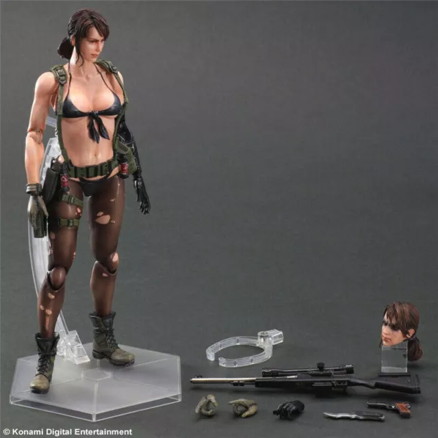 IN US Metal Gear Solid 5 Quiet Action Figure Female Elite Sniper Cool Model Toy