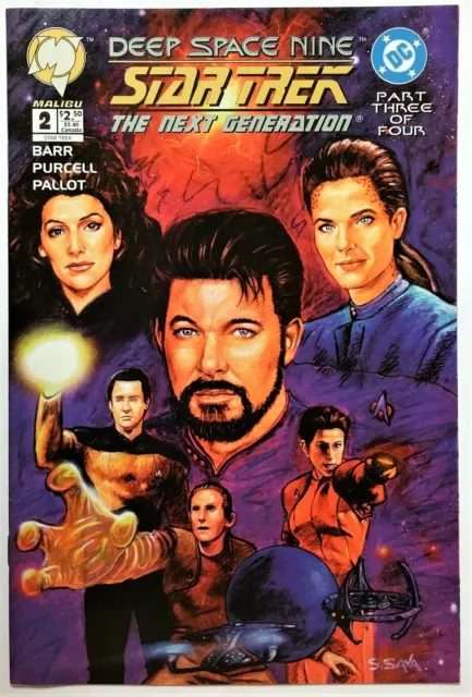 Star Trek: Deep Space Nine/The Next Generation #2 (Nov 1994, Malibu) VF/NM