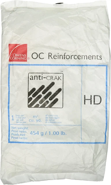 Bon Tool 32-500 Concrete Fibers - 3/4" Anti-Crak - 1 Lb