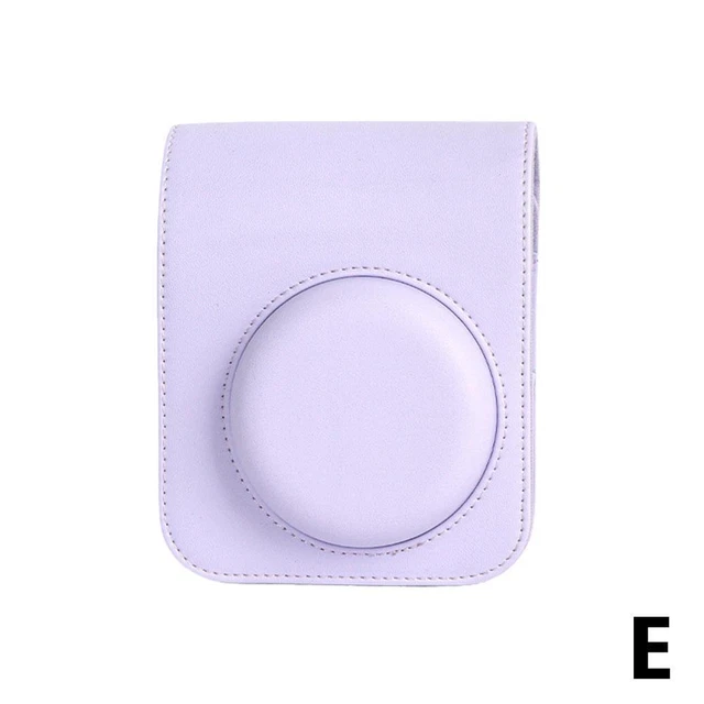 Purple For Fujifilm Instax Mini 12 Mini 11 Camera Case Bag Cover with Adjustabl