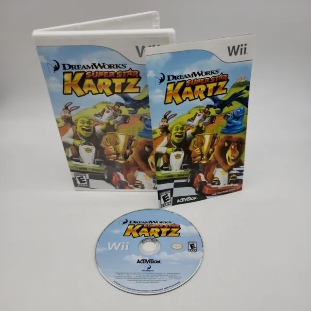 DreamWorks Super Star Kartz Nintendo Wii 2011 Tested, Very Good Condition