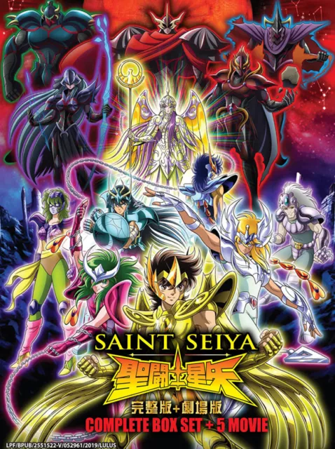 Anime DVD Saint Seiya Complete Box Set + 5 Movies *English Subtitle*  All Region