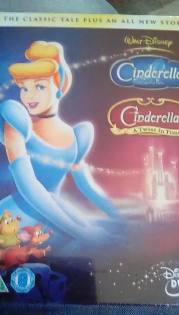 CINDERELLA DVD Part 3 III A Twist In Time Original Walt Disney Brand New Sealed