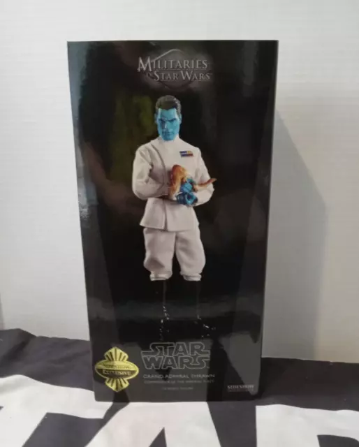 Grand Admiral Thrawn 12" Escala 1/6 STAR WARS SIDESHOW SIN USAR EN CAJA NUEVO Exclusivo