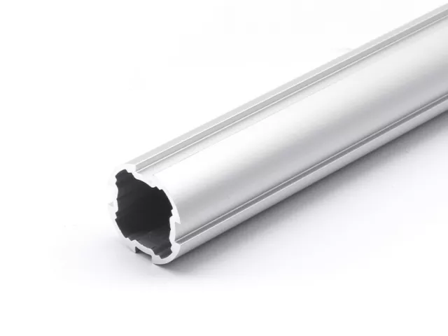 Profilrohr Aluminium Rohr D30 I-Typ Alu Rohre Zuschnitt (11,90€/m)