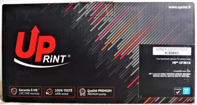 UPrint-Cartouche d'encre imprimante-Toner compatible avec HP CF361X - Bleu*