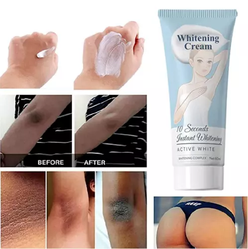 Blanquea Partes Intimas Axilas Cuello Crema Para Aclarar Manchas Oscuras Facil