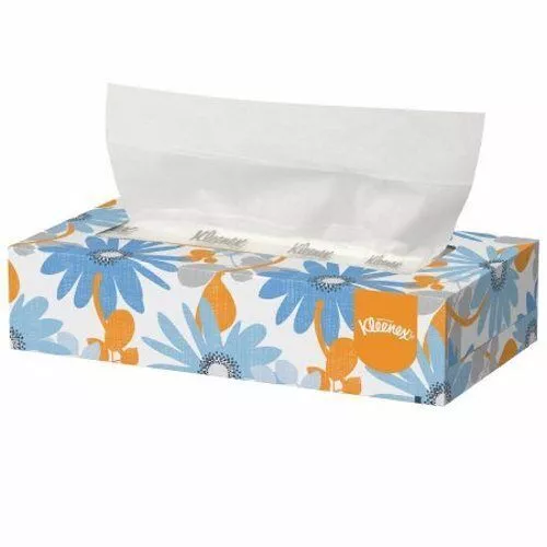 Soin Du Visage Tissu Kleenex Blanc 8 X 21.3cm Compte De 6000 Par Kleenex