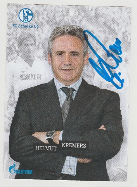 HELMUT KREMERS Autogrammkarte FC Schalke 04 Original Signiert EUR 4,49