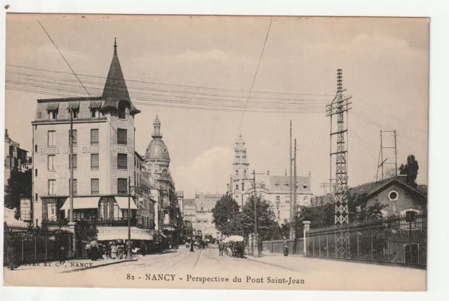 NANCY - Meurthe & Moselle - CPA 54 - station district - Pont St Jean