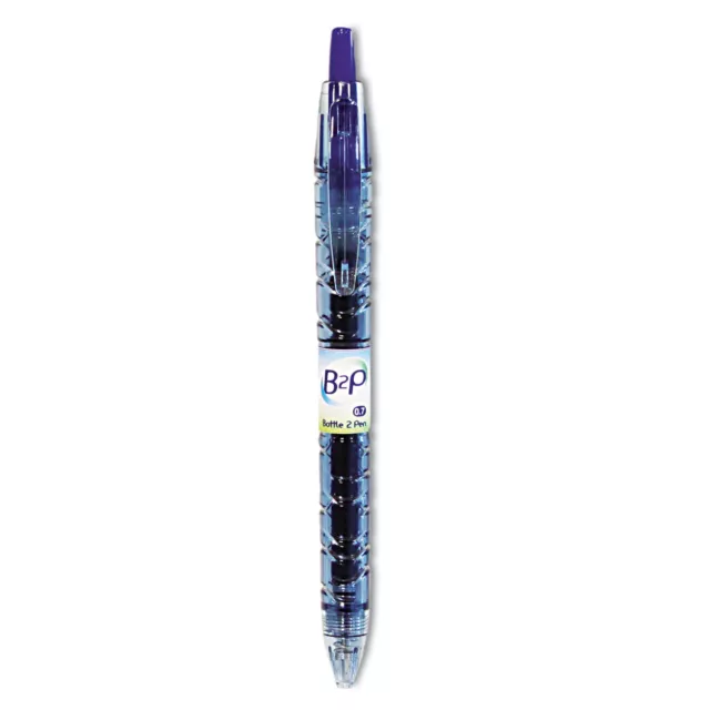 Pilot B2P Bottle-2-Pen Recycled Retractable Gel Ink Pen Blue Ink .7mm 31601